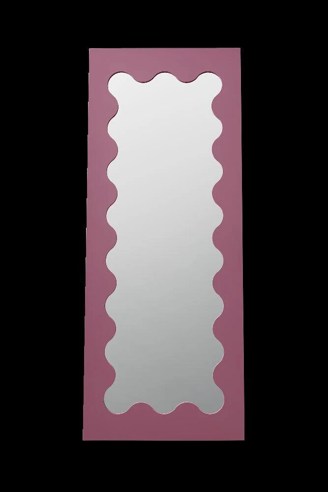 Espejo Ondulado de Piso - Rosado - 60 x 150 cm.