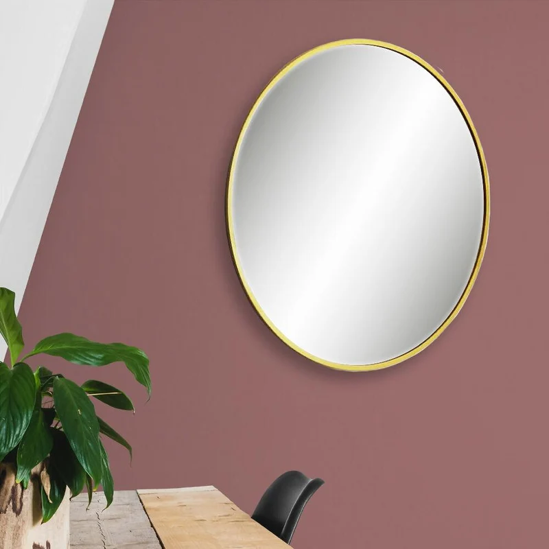 Espejo de Pared - MDF - Planet Dorado