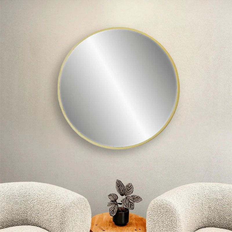 Espejo de Pared - MDF - Planet Dorado