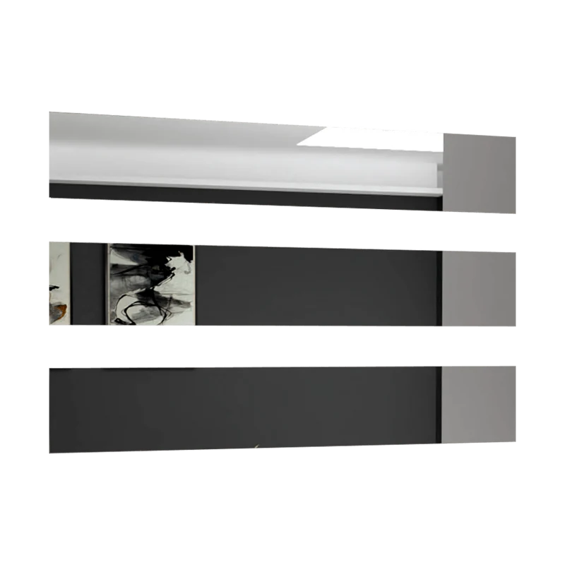 Espejo Rectangular Atenas, Capri 75, Ensamble a la Pared con Cinta Doble Faz