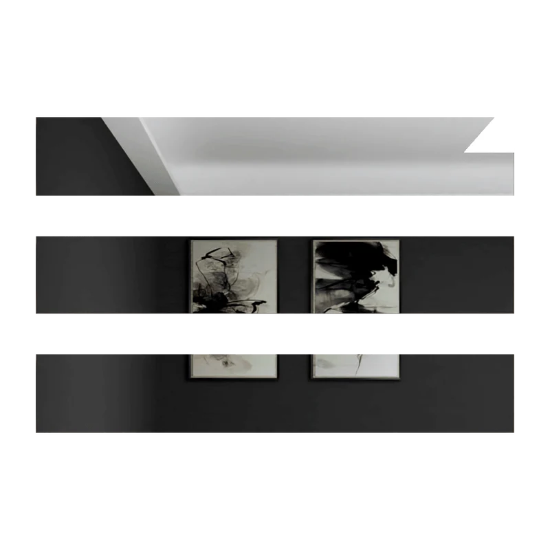 Espejo Rectangular Atenas, Capri 75, Ensamble a la Pared con Cinta Doble Faz