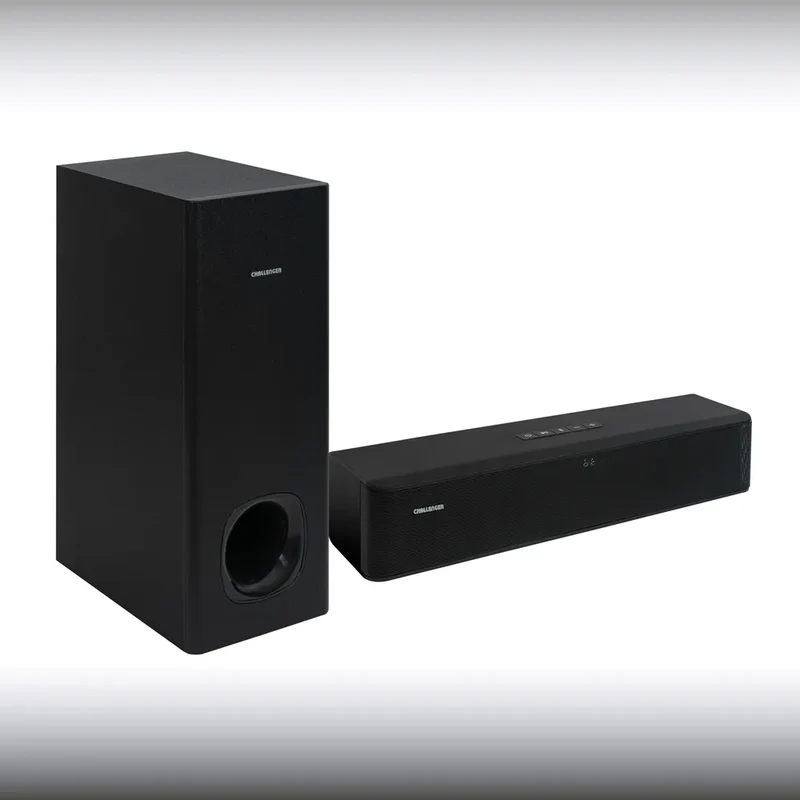 Barra de Sonido 80W Challenger, Negro
