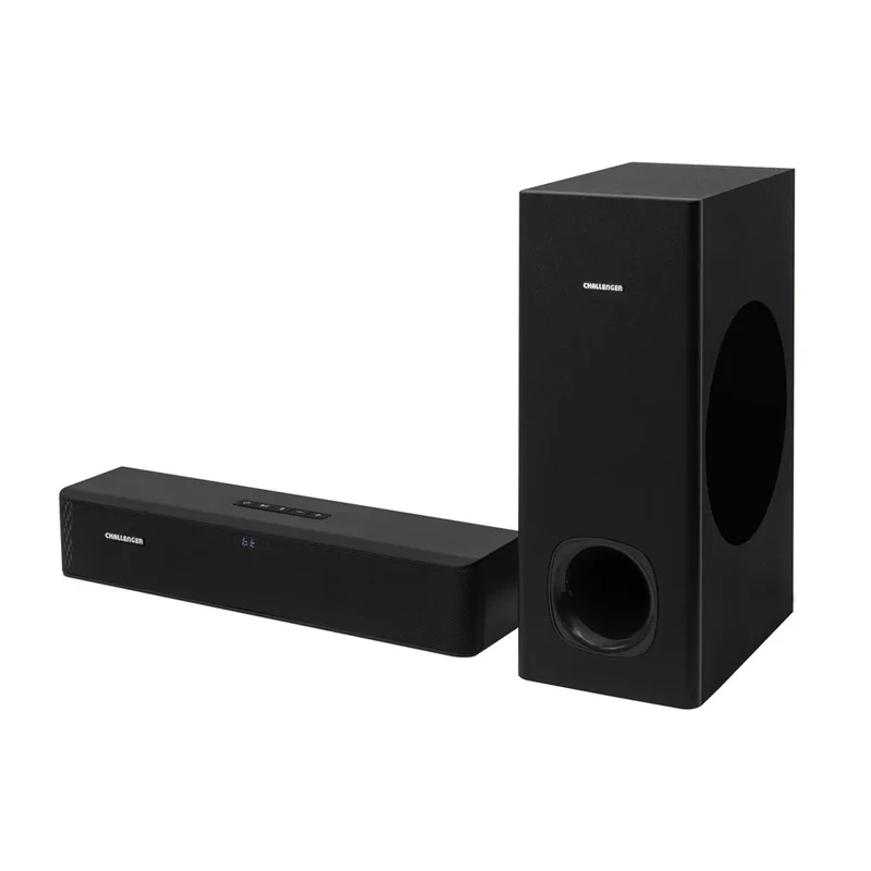 Barra de Sonido 80W Challenger, Negro