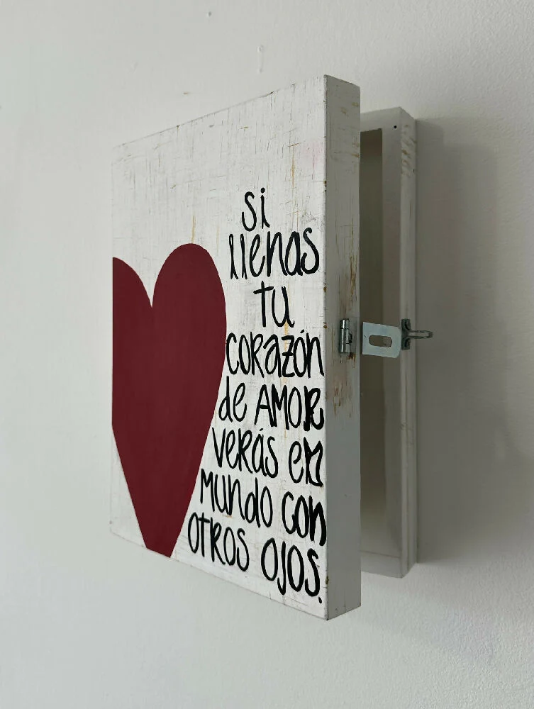 Organizador de Joyas Corazón de Amor, de 30x21x6 cm