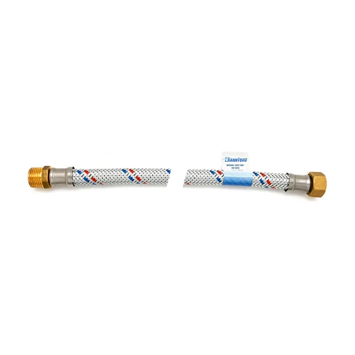 Flessibile antivibrante in acciaio zincato mf cm 40 2