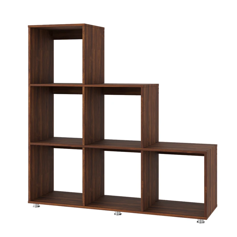 Mueble Biblioteca Escalera, Chocolate