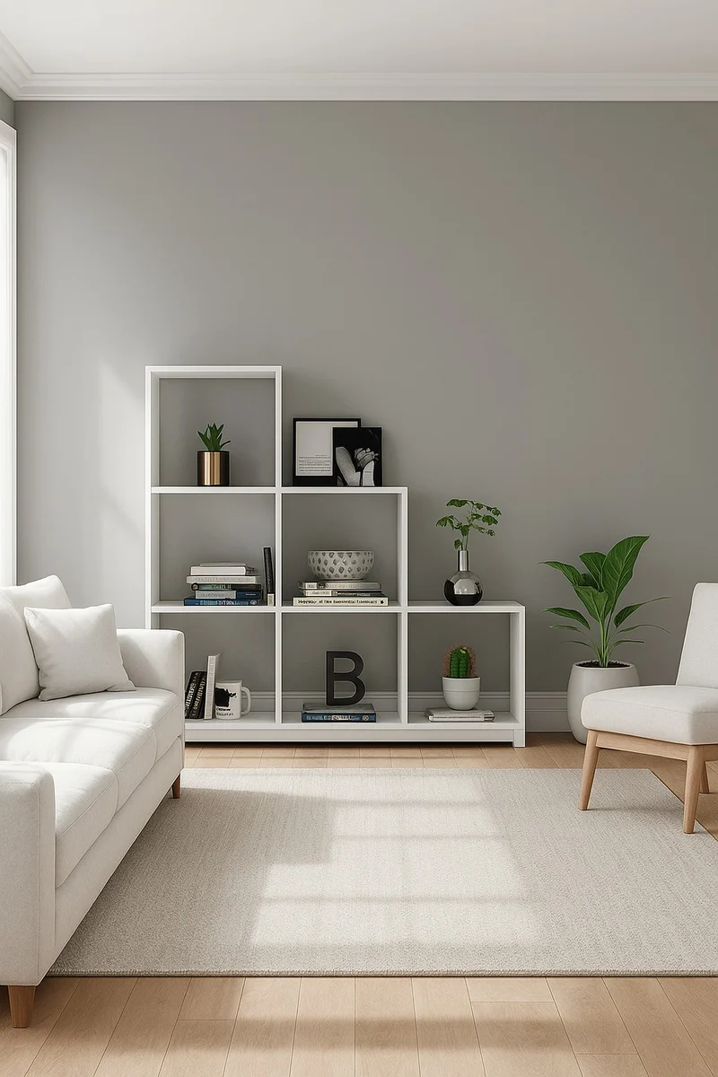 Mueble Biblioteca Escalera, Blanco