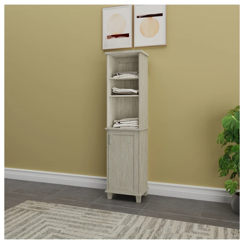 Mueble Lateral Multiusos 1 Puerta, Pino
