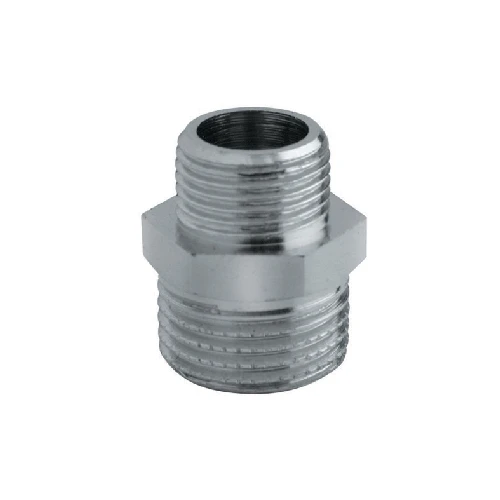Nipples ridotto ottone cromato 1/8 x 1/4
