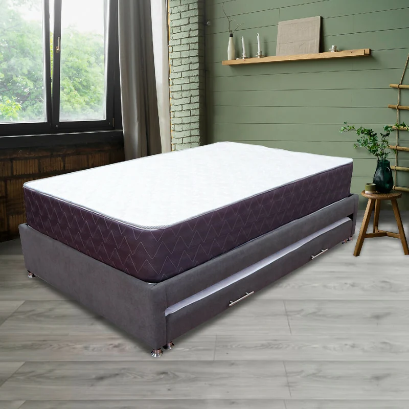 Combo Cama Tarima Nido Muller 100x190 Sencillo