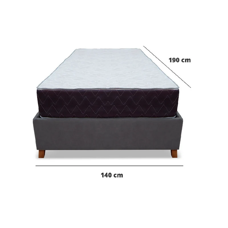 Combo Base Cama y Colchón Muller 140x190 Doble