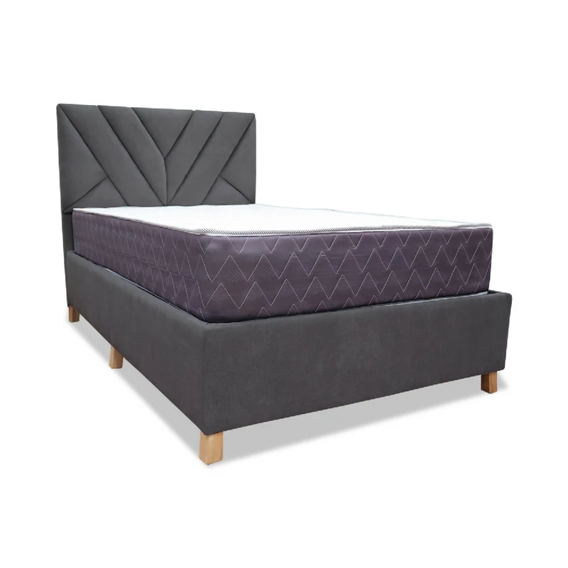 Combo Base Cama y Colchón Muller 140x190 Doble Más Espaldar