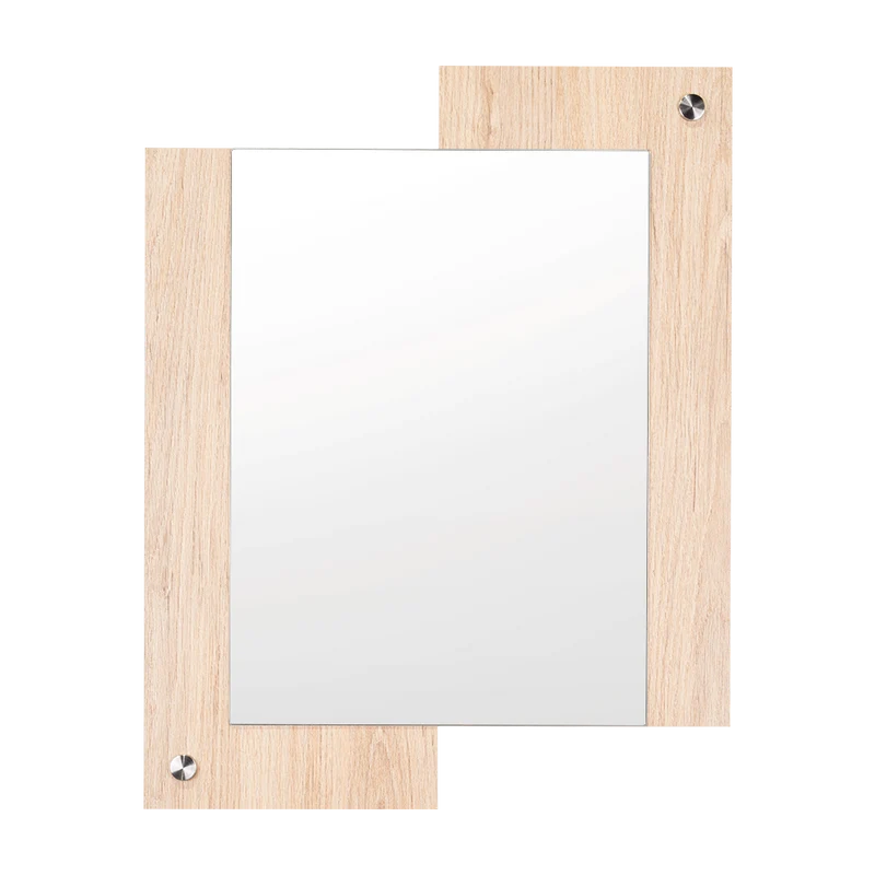 Espejo Rectangular Paduk, Color Madera Clara