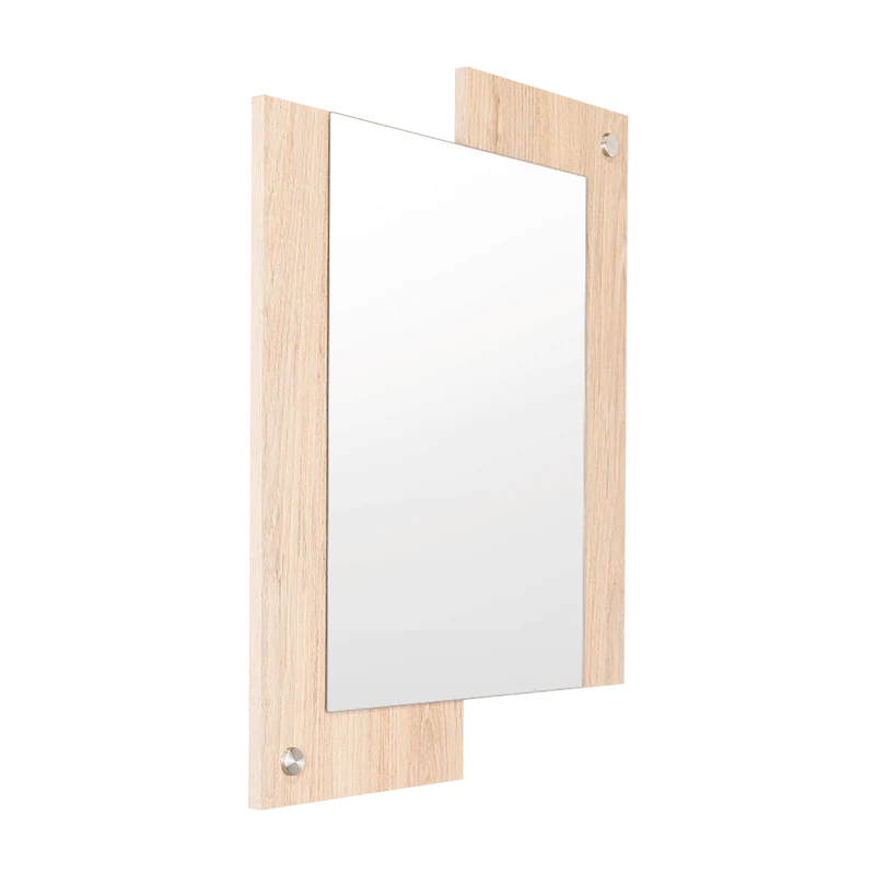 Espejo Rectangular Paduk, Color Madera Clara