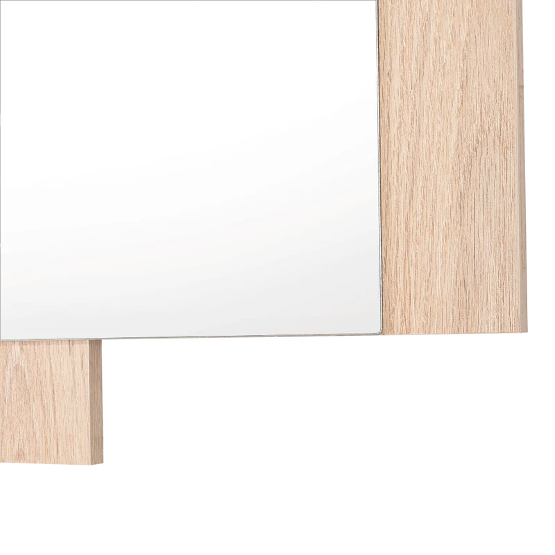 Espejo Rectangular Paduk, Color Madera Clara