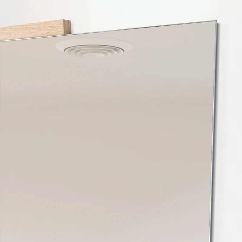 Espejo Rectangular Aleska, Color Madera Clara