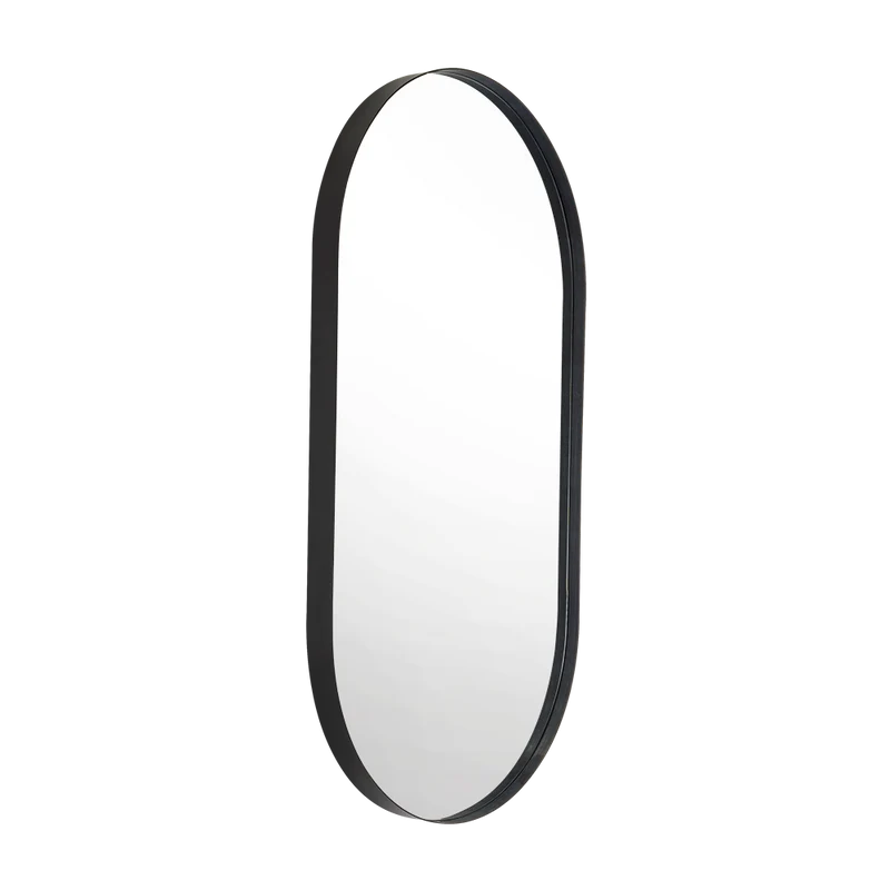 Espejo Grecia, Color Negro, Semicirculo