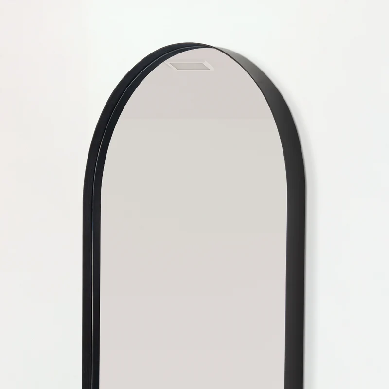 Espejo Grecia, Color Negro, Semicirculo