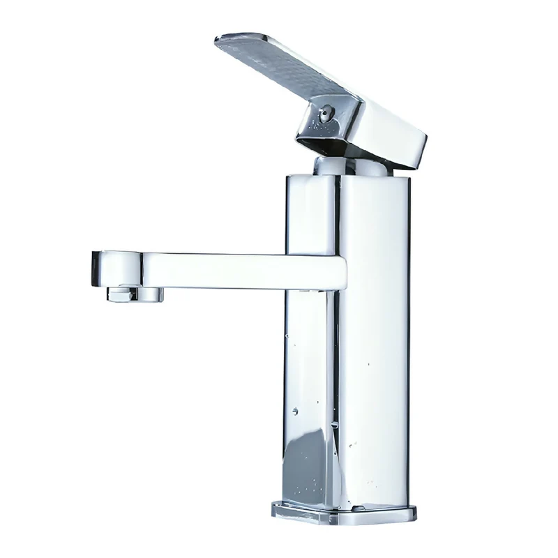 Grifería Baño Acero Inoxidable Cromado Control Monomando