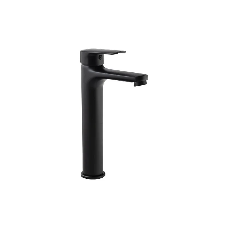Grifería Corona para Lavamanos Greta Monocontrol Alto Mateblack