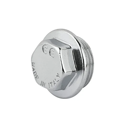 Tappo maschio ottone cromo 1/2