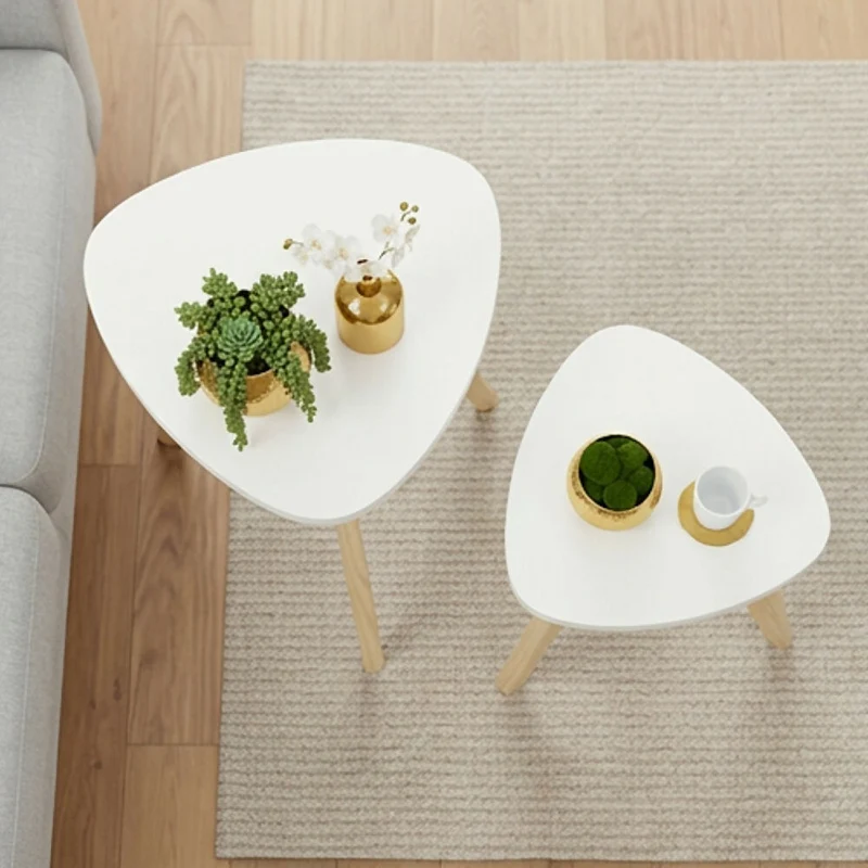 Mesa Nórdica Triangular - Set x 2 - Mediana & Grande