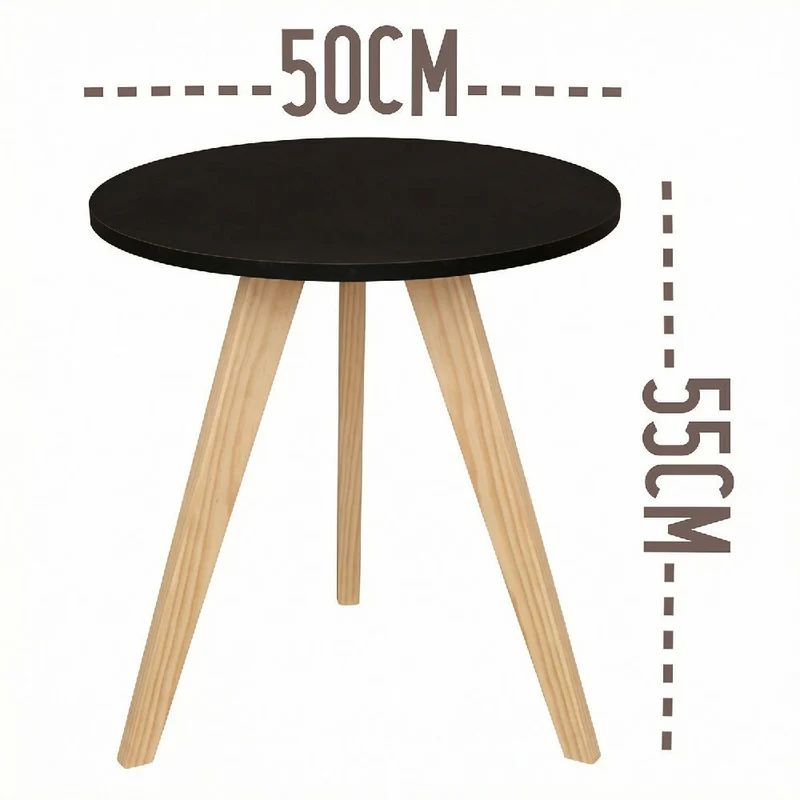 Mesa Auxiliar Circular Etna - Set X2 - Mediana & Grande