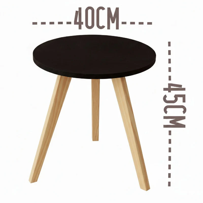 Mesa Auxiliar Circular Etna - Set X2 - Mediana & Grande