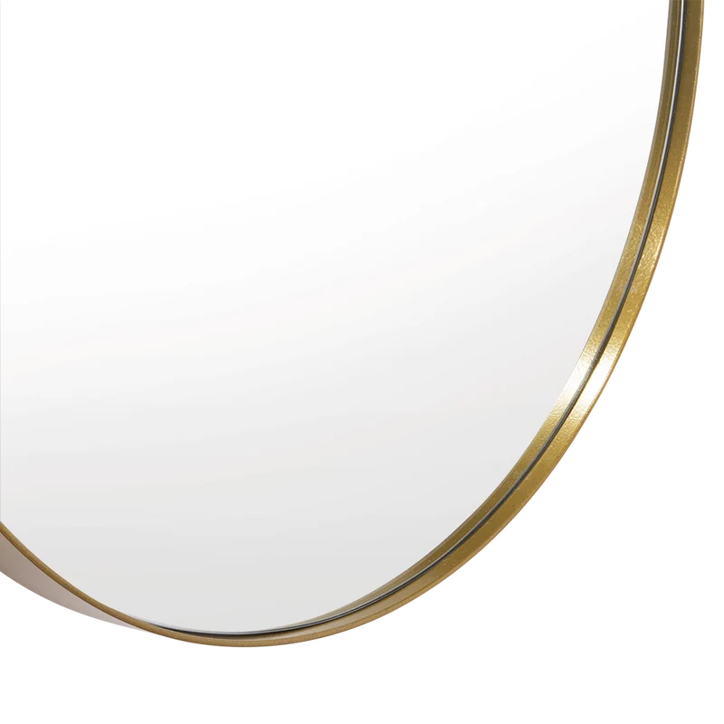 Espejo Circular D58 Dorado