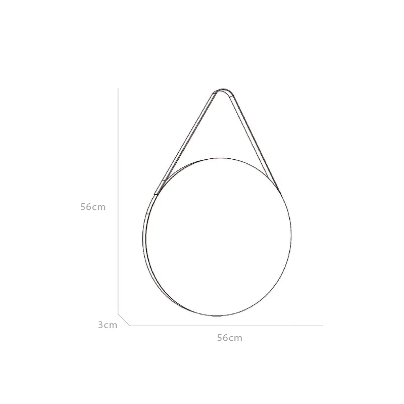 Espejo Circular Persa 56