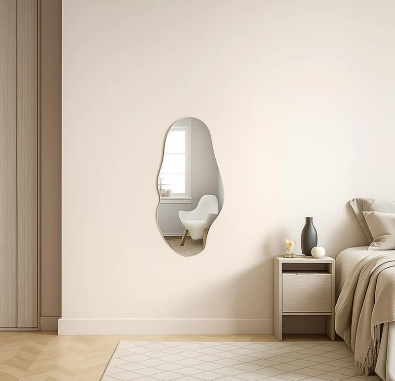 Espejo Irregular Praga, Diseño Moderno
