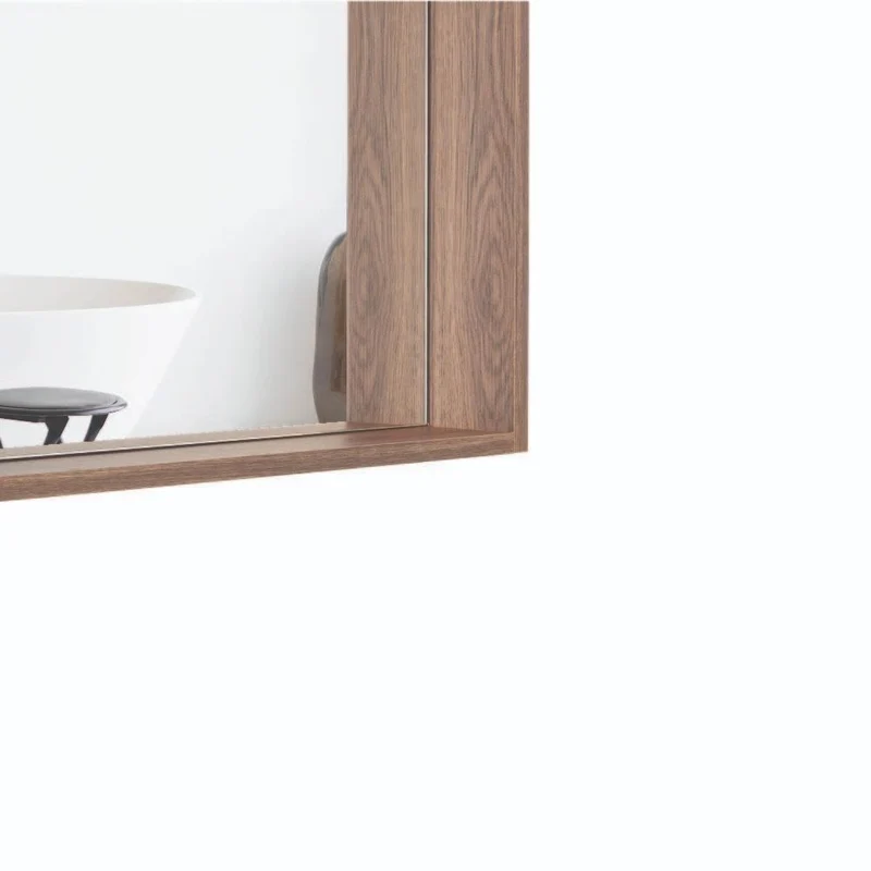 Espejo Rectangular Parma, con Marco en Madera