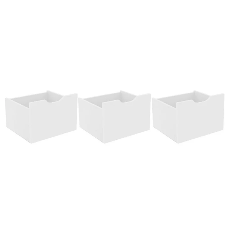 Set x 3 Cajones Organizadores Santos Blanco Multiusos