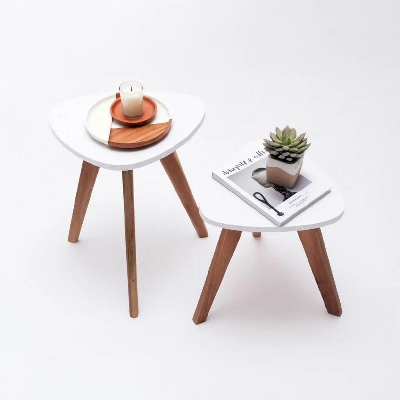 Mesa Nórdica Triangular - Set x 2 - Pequeña & Mediana