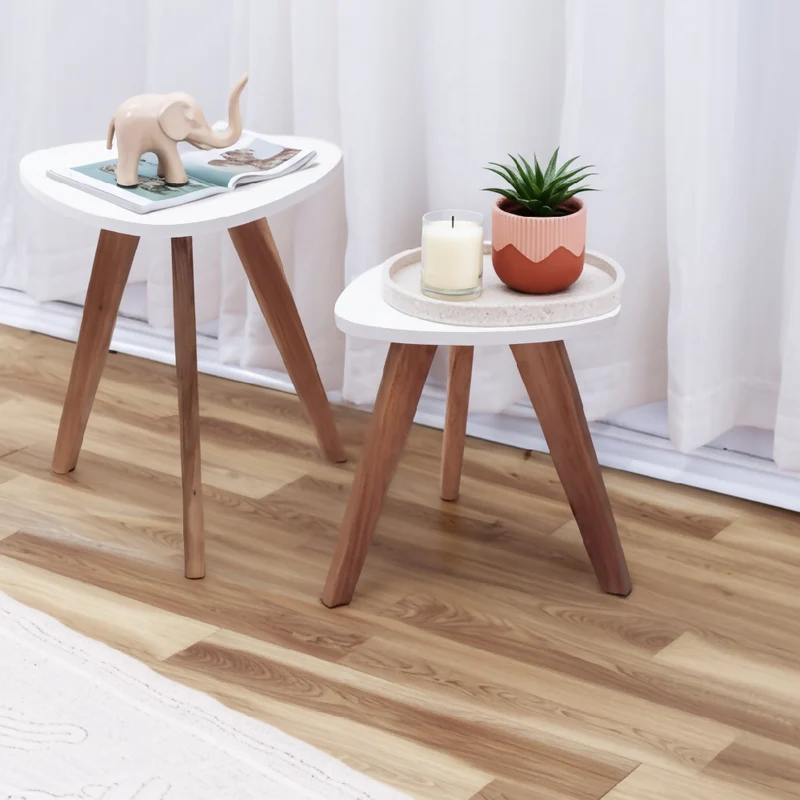 Mesa Nórdica Triangular - Set x 2 - Pequeña & Mediana
