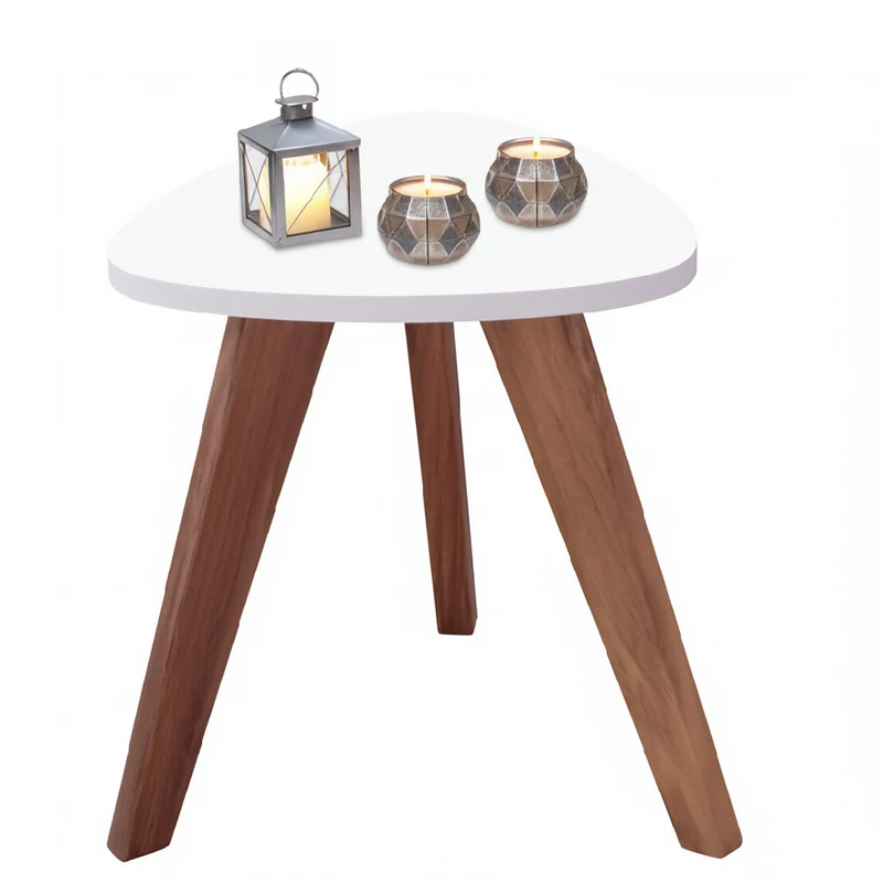 Mesa Auxiliar Nórdica Triangular Pequeña