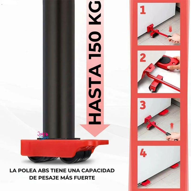 Herramienta Elevador de Muebles Base Soporte Objetos Pesados