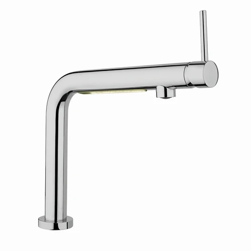 Miscelatore monocomando lavello con luce led argentina cromo