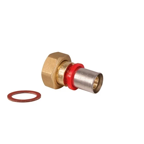 Adattatore sede piana a pressare per multistrato 1/2 x 16