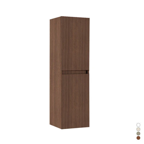 Colonna bagno sospesa h150 linea elegance larice bianco