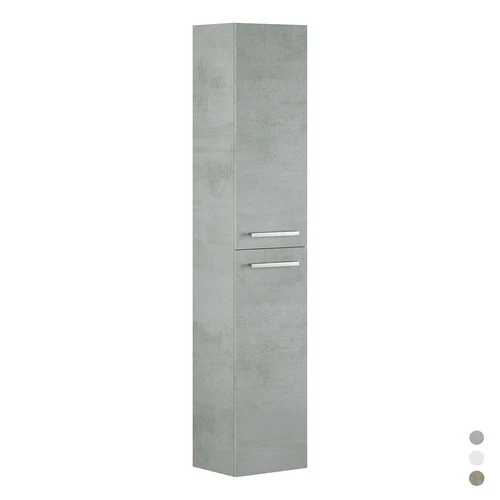 Colonna bagno sospesa athena 2 aperture da montare cm 150x30x25 bianco laccato