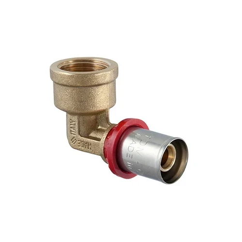 Raccordo curvo femmina a pressare per multistrato 1 1/2 x 50