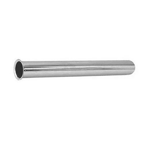 Canotto in ottone con cartella cromato 1 d. 26 x 200 mm
