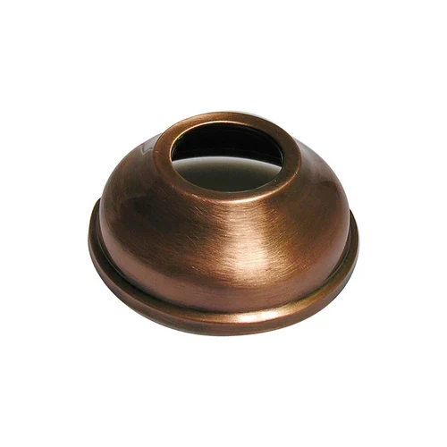 Rosone in ottone per wc diam. 76 mm foro 32 mm bronzato