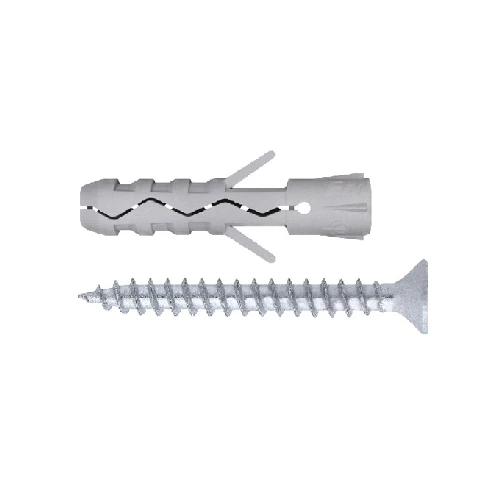 Tassello tuvt in nylon senza bordo con vite tps 6x30
