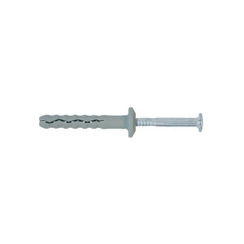 Tassello premontato in nylon con bordo piatto tass 8x80 vite 4 8x85