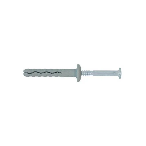 Tassello premontato in nylon con bordo piatto tass 5x40 vite 3 4x45