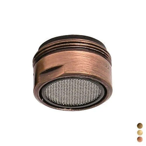 Aeratore con filtro maschio 24x1 m 24x1 dorato