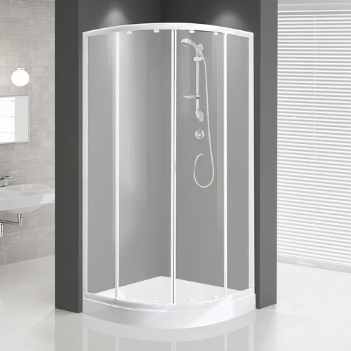 Box doccia semicircolare tris lux acrilico cm 80x80
