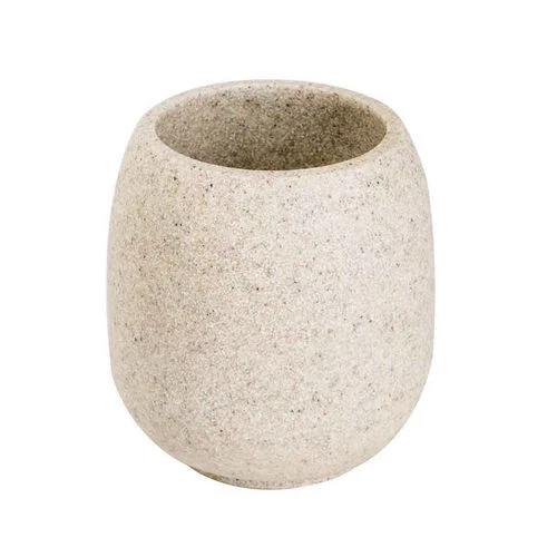 Porta spazzolini afra bianco opaco d.10 x h. 11 5 cm